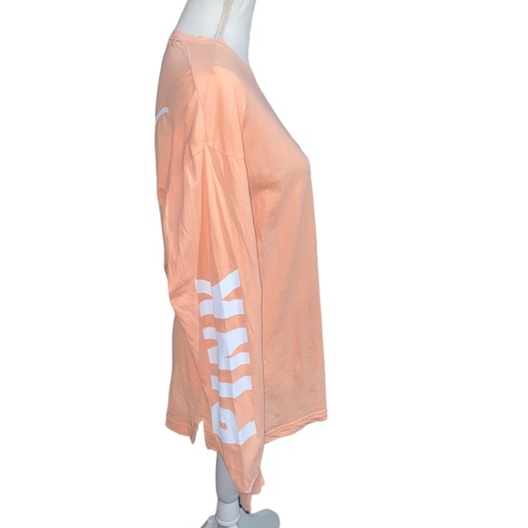 Pink Victoria’s Secret 100% Cotton Begonia Dog Logo Long Sleeve T-shirt|PINK Top - Picture 2 of 10